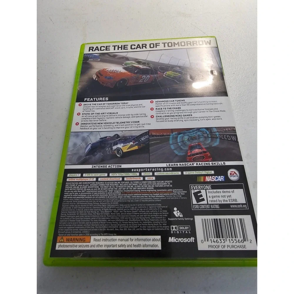 Xbox 360 NASCAR 08 Racing‎ Video Game EA Sports Complete